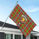 Forrester Tartan Crest House Flag